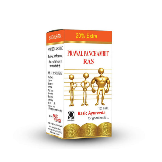 Basic Ayurveda Poornachandra Ras Tablets with Gold – Ayurvedic Wellness Supplement