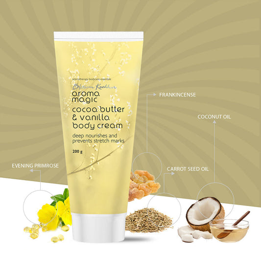 Blossom Kochhar Aroma Magic Body Cream – Cocoa Butter & Vanilla (100g)