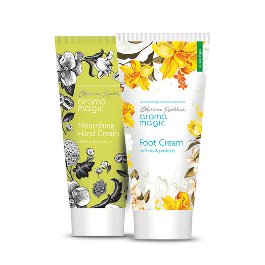 Blossom Kochhar Aroma Magic Nourishing Hand Cream and Foot Cream Combo - 100 gms