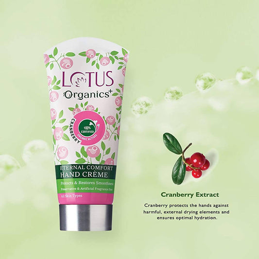 Lotus Organics+ Eternal Comfort Hand Creme Cranberry