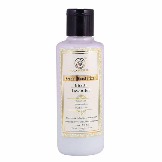 Khadi Natural Lavender Herbal Moisturizer - 210 ml