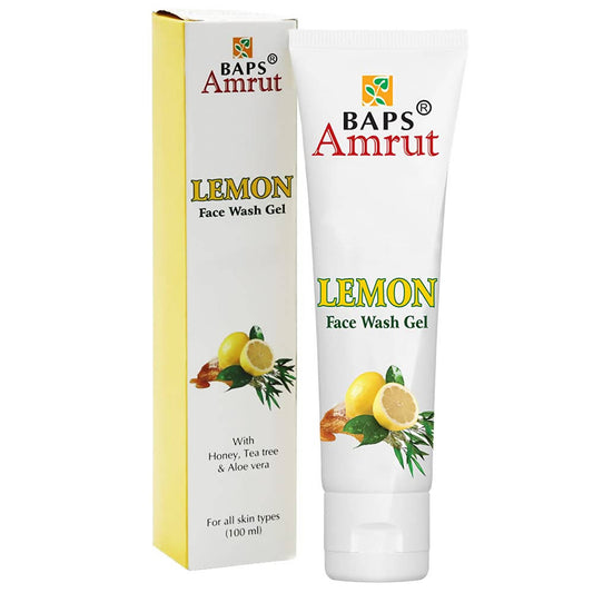 Baps Amrut Lemon Face Wash Gel - 100 ml