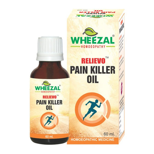 Wheezal Homeopathy Relievo Pain Killer Oil 60 ml