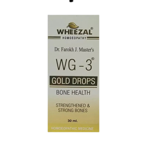 Wheezal Homeopathy WG-3 Gold Drops