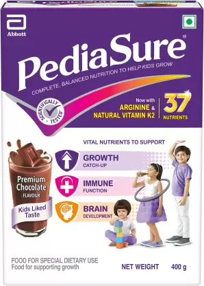 Pediasure Health and Nutrition Drink Powder for Kids Growth (Premium Chocolate)