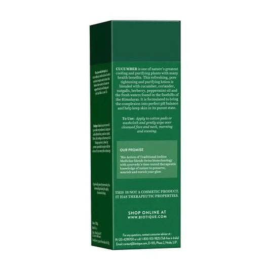 Biotique Bio Cucumber Pore Tightening Freshener With Himalayan Waters - 120 ml