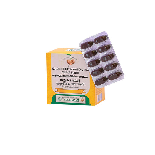 Vaidyaratnam Gulguluthikthakam Kashaya Gulika - 100 Tabs