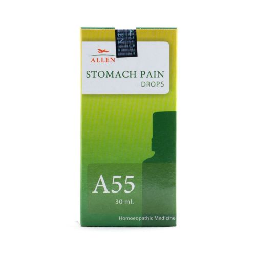 Allen Homeopathy A55 Stomach Pain Drops