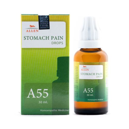 Allen Homeopathy A55 Stomach Pain Drops