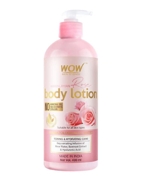 Wow Skin Science Himalayan Rose Body Lotion - 400 ml