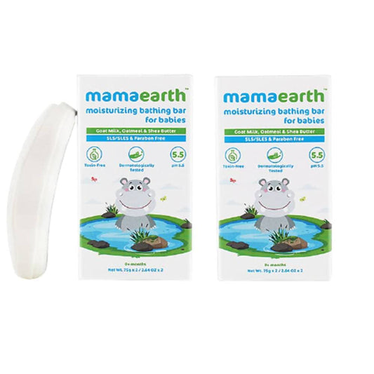 Mamaearth Moisturizing Bathing Bar Soap For Babies Pack of 2