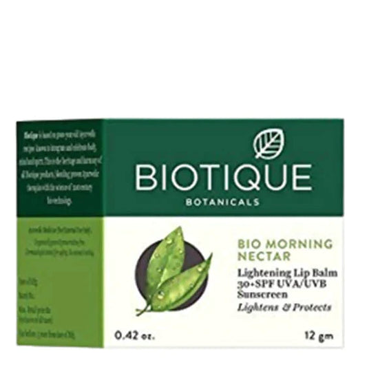 Biotique Bio Morning Nectar Lightning Lip Balm SPF 30 - 12 gms
