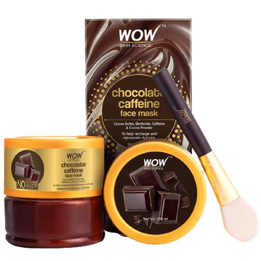 Wow Skin Science Chocolate Caffeine Face Mask - 200 ml