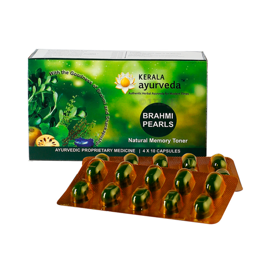 Kerala Ayurveda Brahmi Pearls 40 Capsules