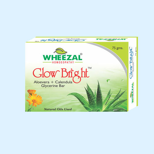 Wheezal Glow Bright Aloevera Calendula Glycerine Bar