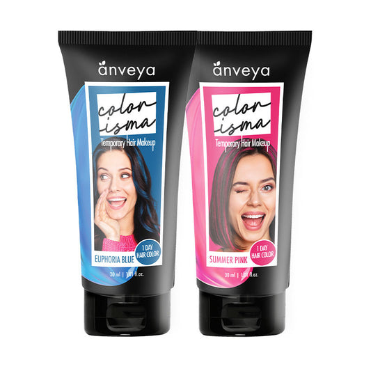 Anveya Colorisma Euphoria Blue & Summer Pink Temporary Hair Color