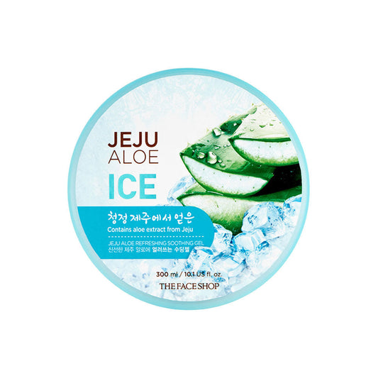 The Face Shop Fresh Jeju Aloe Refreshing Soothing Ice Gel - 300 ml