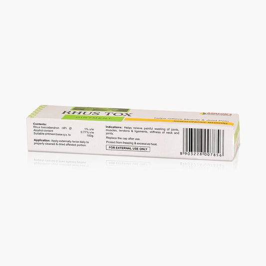 Bakson's Homeopathy Rhus Tox Ointment