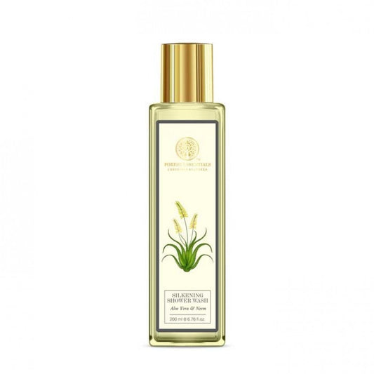 Forest Essentials Aloe Vera & Neem Silkening Shower Wash - 200 ml