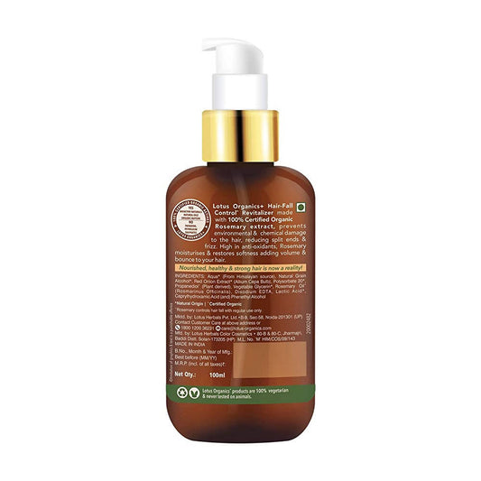 Lotus Organics+ Hair Fall Control Revitalizer (100ml)