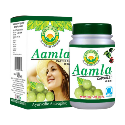 Basic Ayurveda Aamla Capsules - 40 Capsules