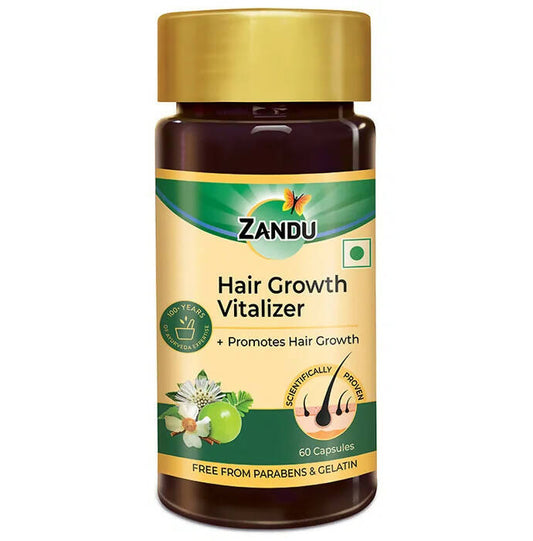 Zandu Hair Growth Vitalizer Capsules -60 caps