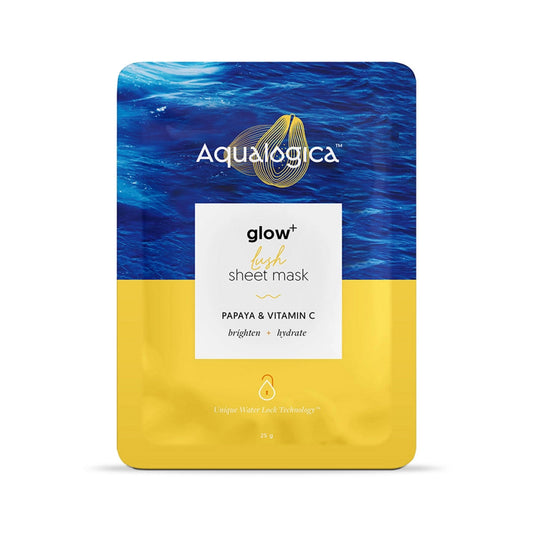 Aqualogica Glow+ Lush Sheet Mask -25 gm