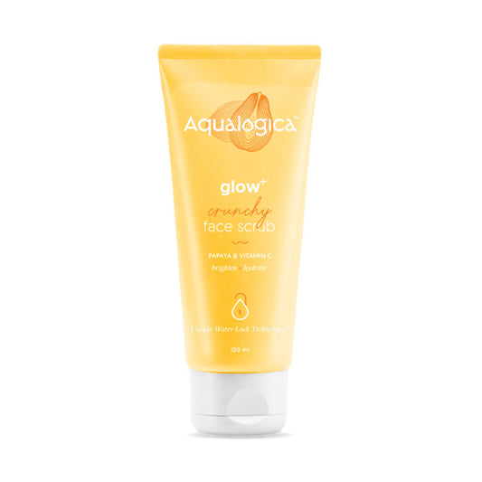 Aqualogica Glow+ Crunchy Face Scrub - 100 gms