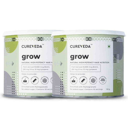 Cureveda Grow Plant Biotin Advanced Hair Nutrition