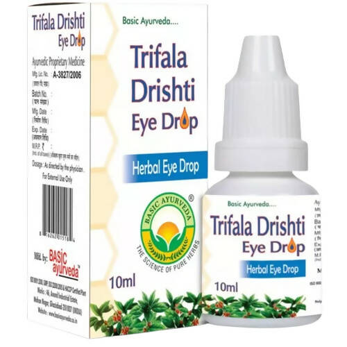 Basic Ayurveda Trifala Drishti Herbal Eye Drops – 10 ml