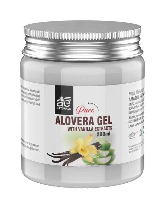 Ae Naturals Pure Aloevera Gel With Vanilla Extracts