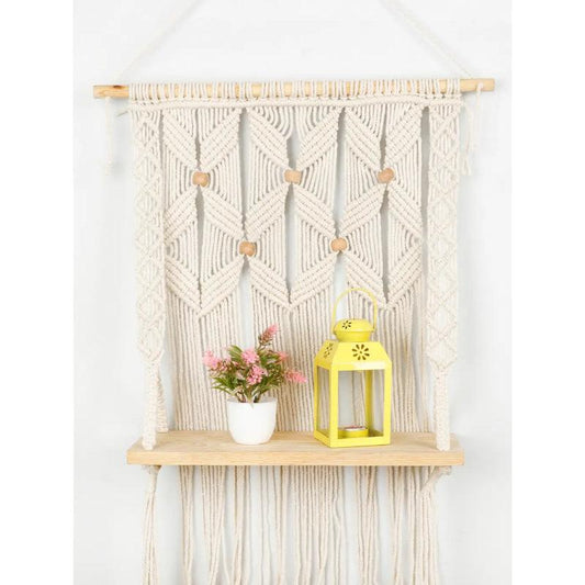 Macrame Wall Hanging Shelf