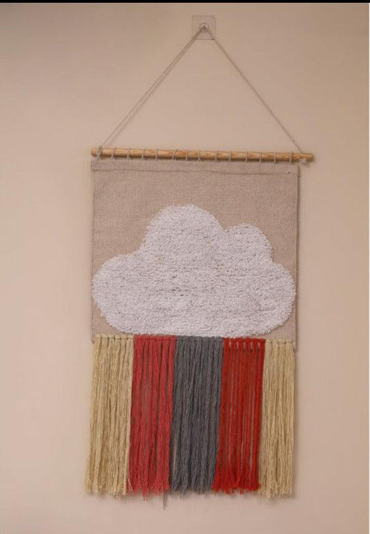 Cloud Tassles Wall Hanging