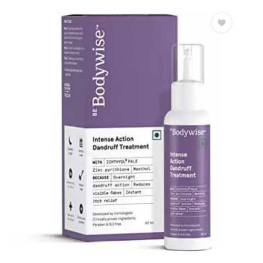 BeBodywise Intense Action Dandruff Treatment -60 ml