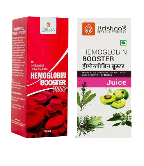 Krishna's Herbal & Ayurveda Hemoglobin Booster Tonic - 500 ml