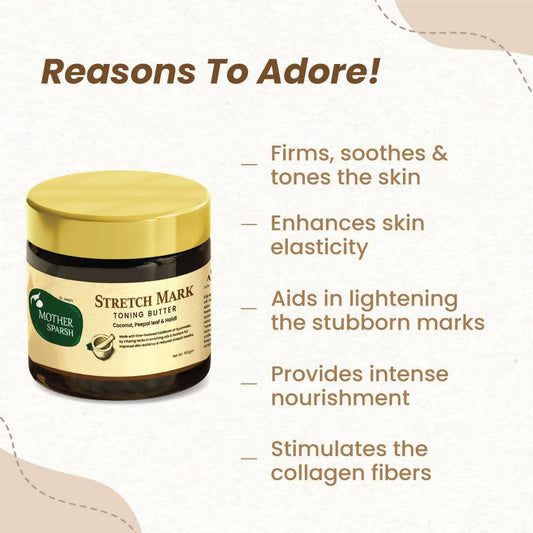 Mother Sparsh Ayurvedic Body Butter with Herbal Moisturizers – Deep Hydration for Smooth Skin