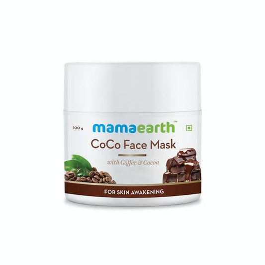 Mamaearth CoCo Face Mask with Coffee & Cocoa for Skin Awakening - 100 gms