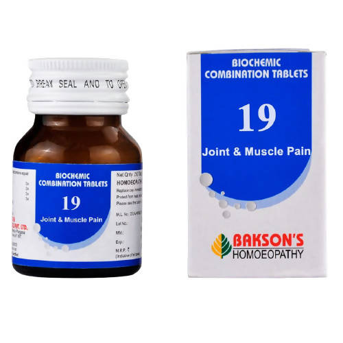 Bakson's Homeopathy Biochemic Combination 19 Tablets