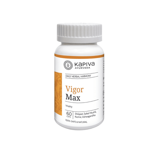 Kapiva Ayurveda Vigor Max Capsule bottle - 60 capsules