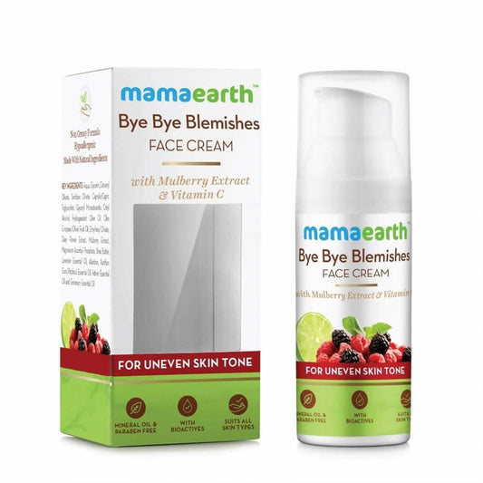 Mamaearth Bye Bye Blemishes Face Cream For Uneven Skin Tone - 30 ml