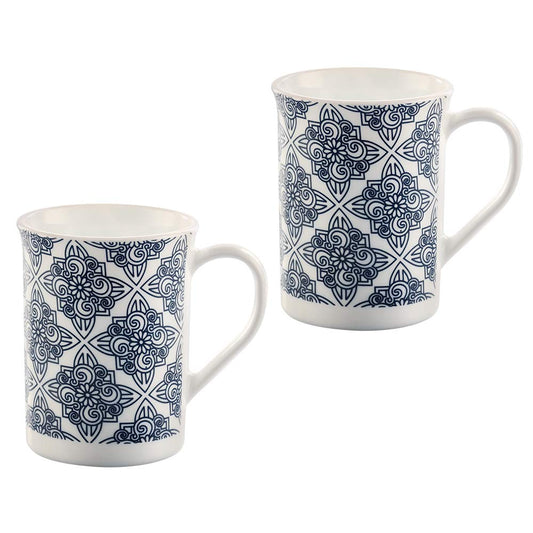 Larah by Borosil Kuba Blue Mug Set