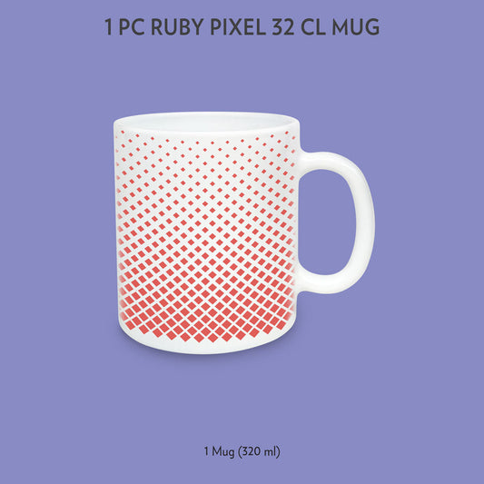 Larah by Borosil Ruby Pixel Mug