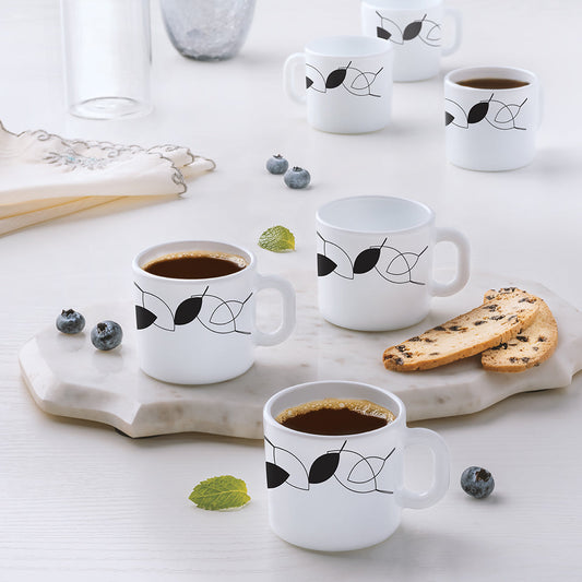 Larah by Borosil Shadow Mug Set