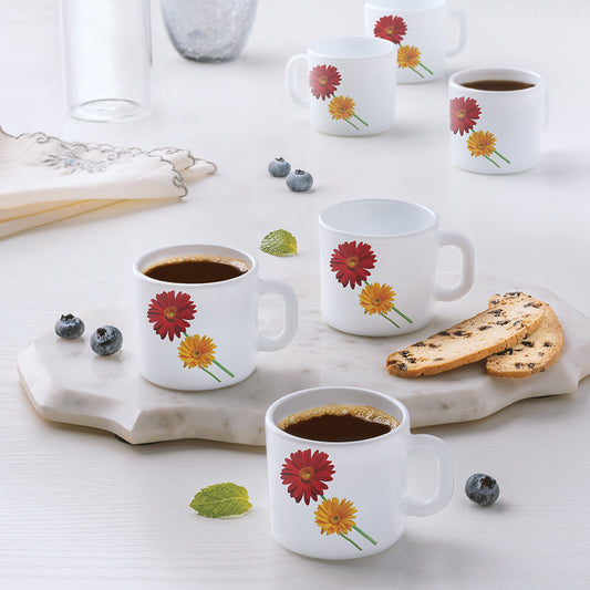 Larah by Borosil Zinnia Mug Set