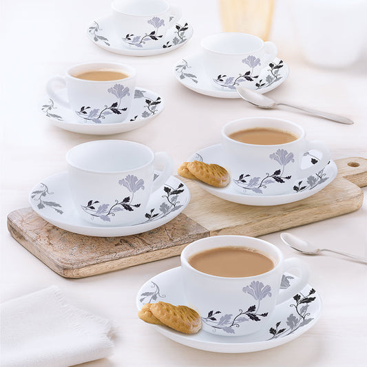 Larah by Borosil Millenia Cup n Saucer Set