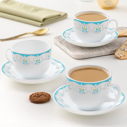 Larah by Borosil Royal Jade Cup n Saucer Set