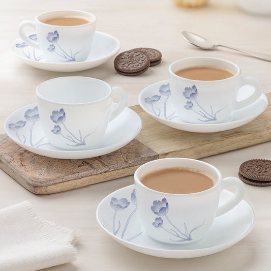 Larah by Borosil Tulip Cup n Saucer Set