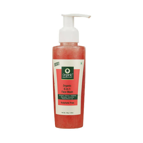 Organic Harvest 6 in 1 Face Wash (Sulphate Free) - 125 gms