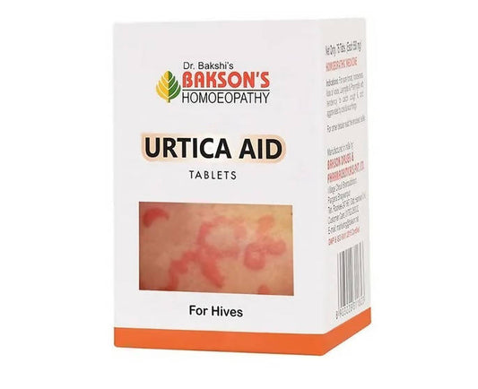 Bakson's Homeopathy Urtica Aid Tablets