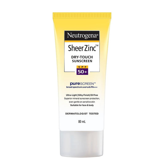 Neutrogena® Sheer Zinc Dry Touch Sunscreen Lotion PA+++ SPF50+ - 80 ml